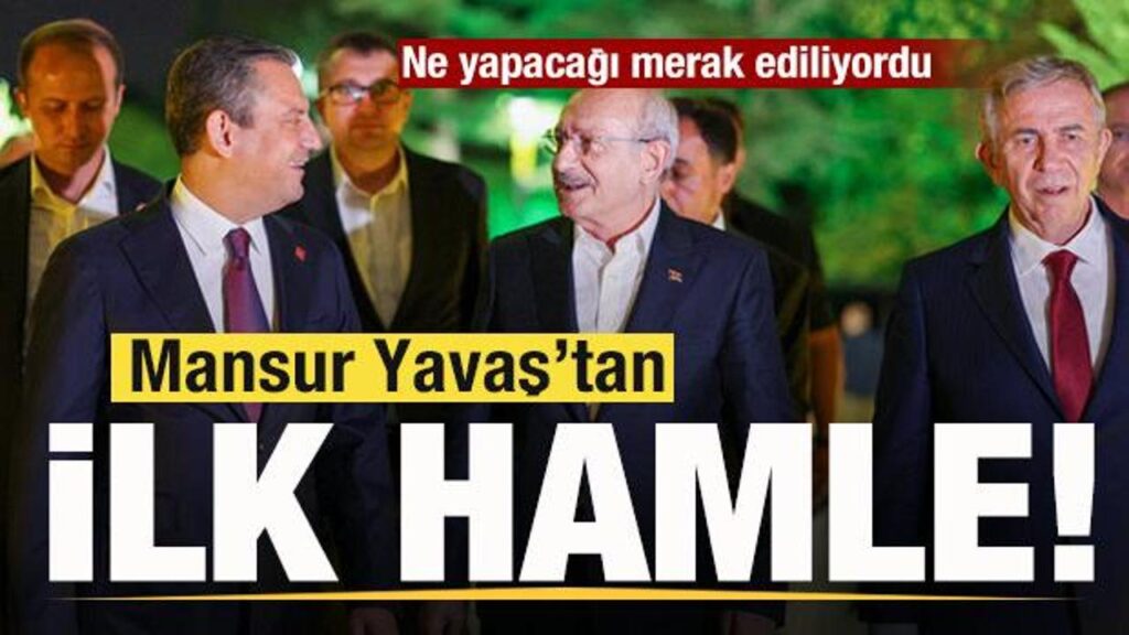 Ne yapacağı merak ediliyordu! Mansur Yavaş’tan ilk hamle!